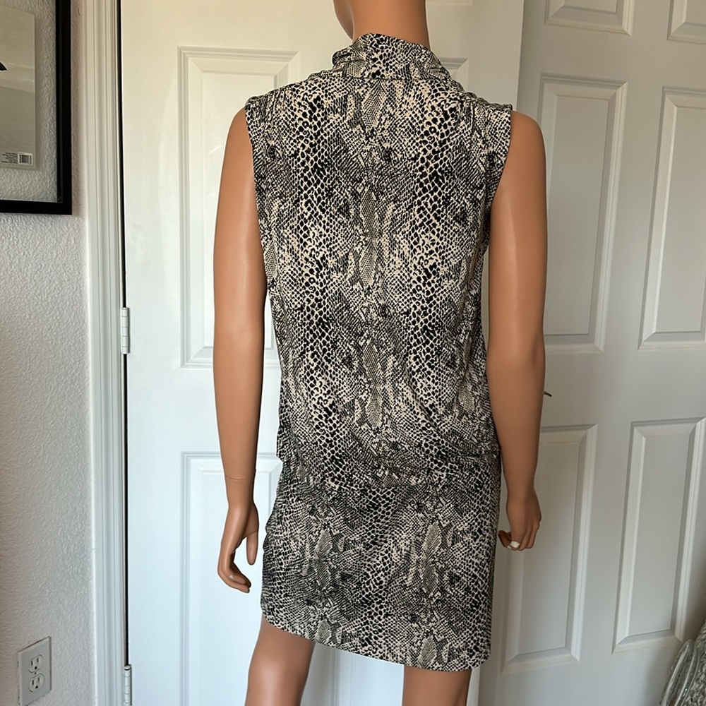 Beautiful Michael Kors Python Print Sleeveless Dr… - image 3